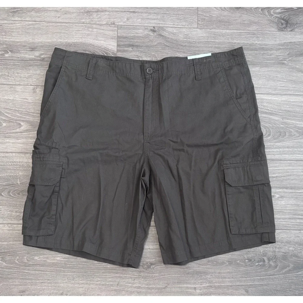 Magellan Outdoors Mens Hickory Canyon Cargo Shorts Slate‎ 42W Outdoor Fish Golf